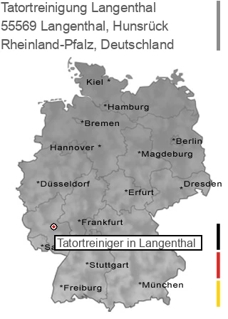 Tatortreinigung Langenthal, Hunsrück, 55569 Langenthal