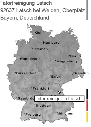 Tatortreinigung Latsch bei Weiden, Oberpfalz, 92637 Latsch