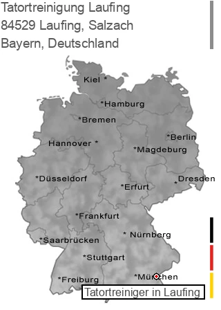 Tatortreinigung Laufing, Salzach, 84529 Laufing