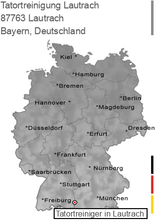 Tatortreinigung Lautrach, 87763 Lautrach