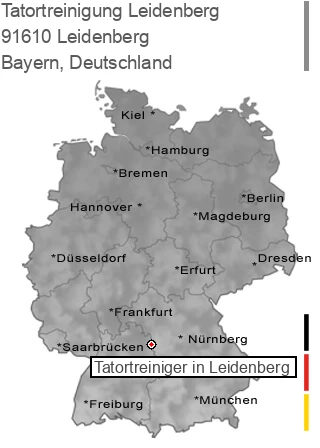 Tatortreinigung Leidenberg, 91610 Leidenberg