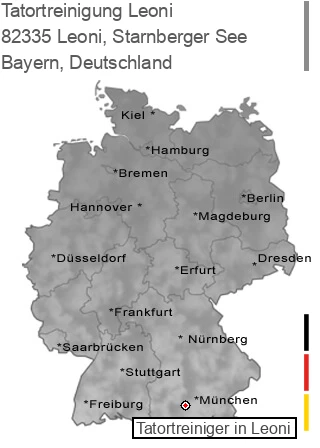 Tatortreinigung Leoni, Starnberger See, 82335 Leoni