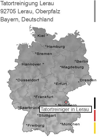 Tatortreinigung Lerau, Oberpfalz, 92705 Lerau