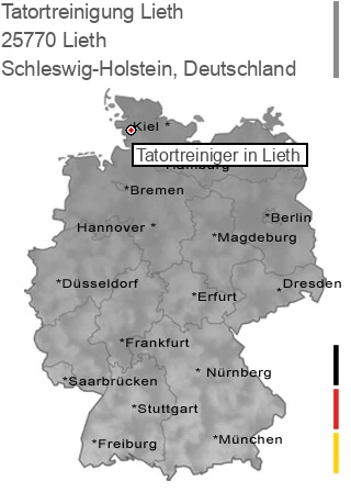 Tatortreinigung Lieth, 25770 Lieth