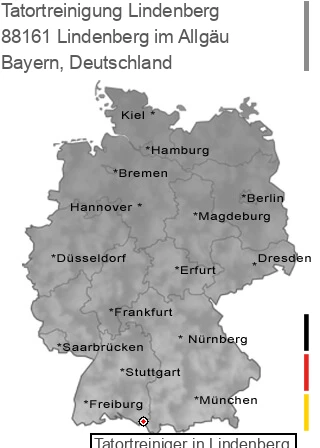 Tatortreinigung Lindenberg im Allgäu, 88161 Lindenberg