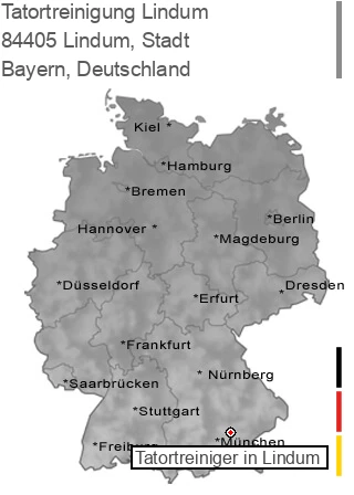 Tatortreinigung Lindum, Stadt, 84405 Lindum