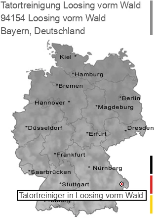 Tatortreinigung Loosing vorm Wald, 94154 Loosing vorm Wald