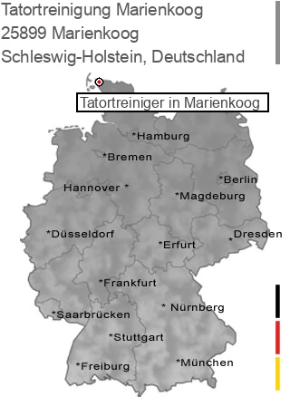 Tatortreinigung Marienkoog, 25899 Marienkoog