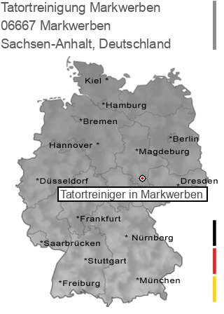 Tatortreinigung Markwerben, 06667 Markwerben