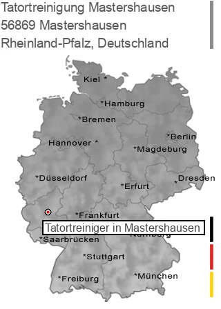 Tatortreinigung Mastershausen, 56869 Mastershausen