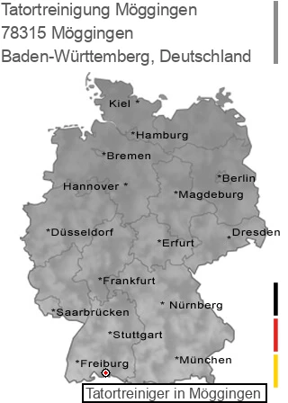 Tatortreinigung Möggingen, 78315 Möggingen