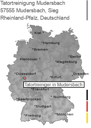 Tatortreinigung 57555 Mudersbach, Rheinland-Pfalz Tatortreinigung Mudersbach, Sieg, 57555 Mudersbach