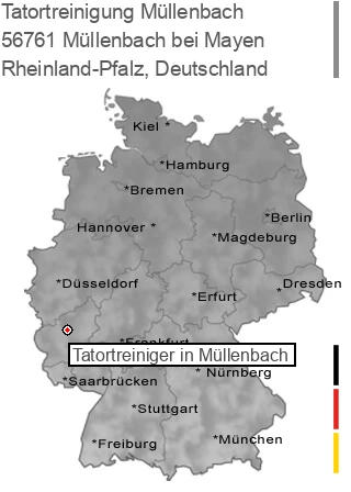 Tatortreinigung Müllenbach bei Mayen, 56761 Müllenbach