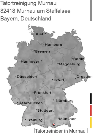 Tatortreinigung Murnau am Staffelsee, 82418 Murnau