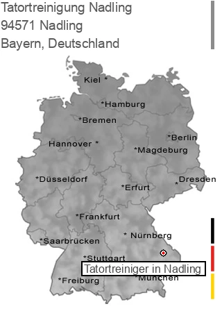 Tatortreinigung Nadling, 94571 Nadling