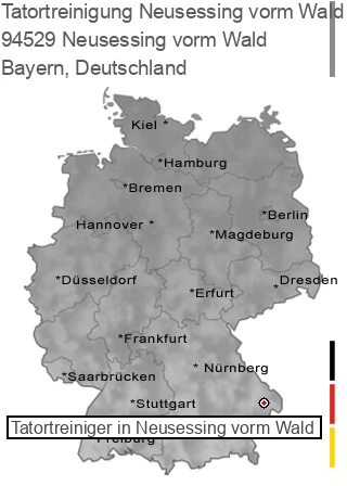 Tatortreinigung Neusessing vorm Wald, 94529 Neusessing vorm Wald