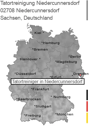 Tatortreinigung Niedercunnersdorf, 02708 Niedercunnersdorf
