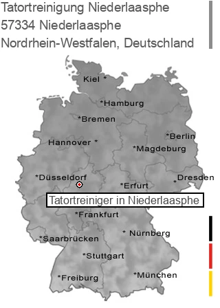 Tatortreinigung Niederlaasphe, 57334 Niederlaasphe