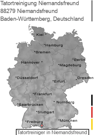 Tatortreinigung Niemandsfreund, 88279 Niemandsfreund