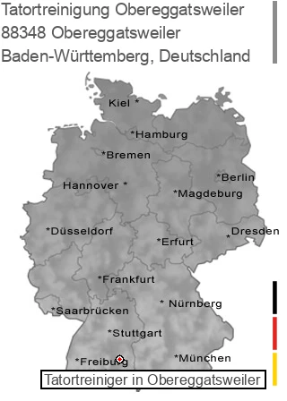 Tatortreinigung Obereggatsweiler, 88348 Obereggatsweiler