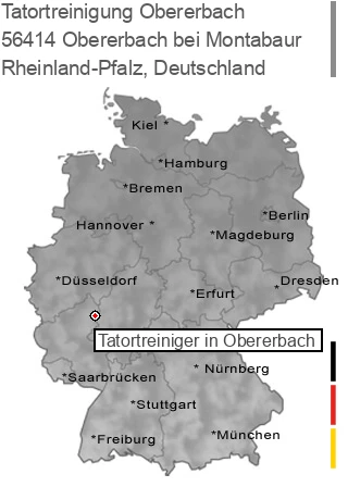 Tatortreinigung Obererbach bei Montabaur, 56414 Obererbach