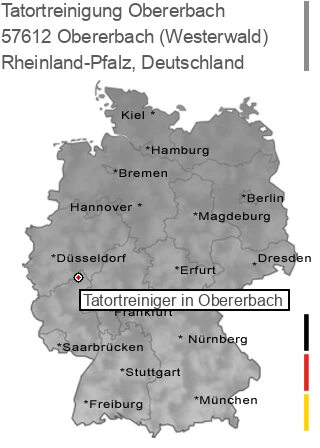 Tatortreinigung Obererbach (Westerwald), 57612 Obererbach