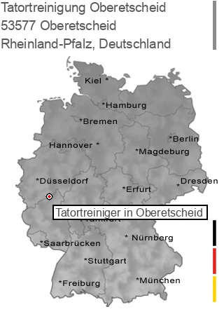 Tatortreinigung Oberetscheid, 53577 Oberetscheid