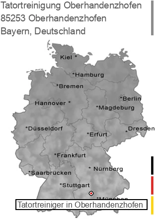 Tatortreinigung Oberhandenzhofen, 85253 Oberhandenzhofen