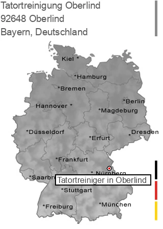 Tatortreinigung Oberlind, 92648 Oberlind