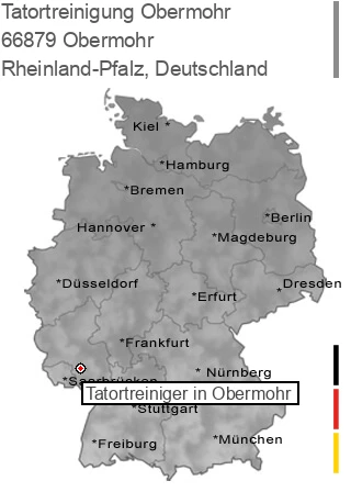 Tatortreinigung Obermohr, 66879 Obermohr