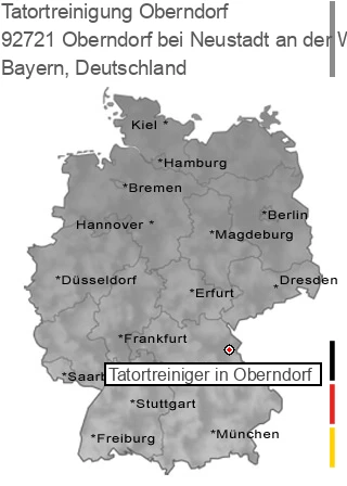 Tatortreinigung Oberndorf bei Neustadt an der Waldnaab, 92721 Oberndorf