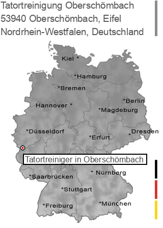 Tatortreinigung Oberschömbach, Eifel, 53940 Oberschömbach