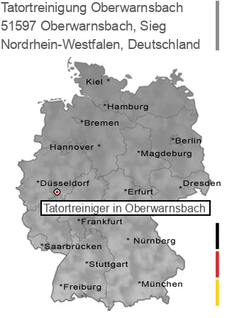 Tatortreinigung Oberwarnsbach, Sieg, 51597 Oberwarnsbach