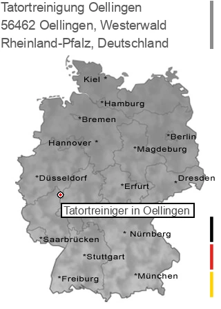 Tatortreinigung Oellingen, Westerwald, 56462 Oellingen