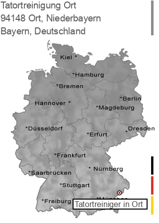 Tatortreinigung Ort, Niederbayern, 94148 Ort