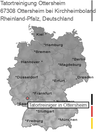 Tatortreinigung Ottersheim bei Kirchheimbolanden, 67308 Ottersheim