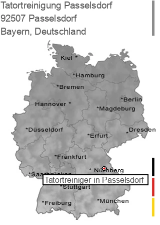 Tatortreinigung Passelsdorf, 92507 Passelsdorf