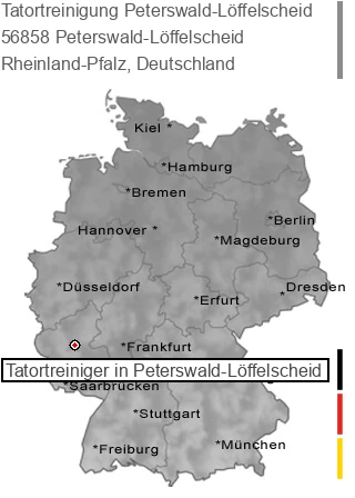 Tatortreinigung Peterswald-Löffelscheid, 56858 Peterswald-Löffelscheid