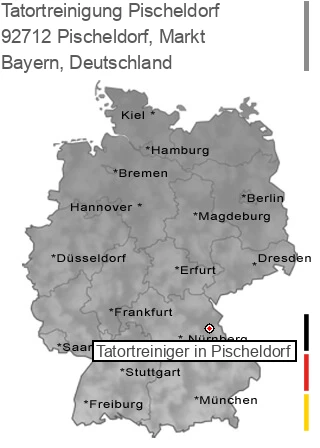 Tatortreinigung Pischeldorf, Markt, 92712 Pischeldorf