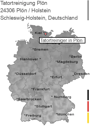 Tatortreinigung Plön / Holstein, 24306 Plön
