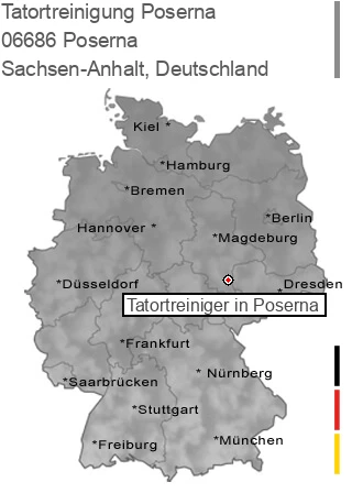 Tatortreinigung 06686 Poserna, Sachsen-Anhalt Tatortreinigung Poserna, 06686 Poserna