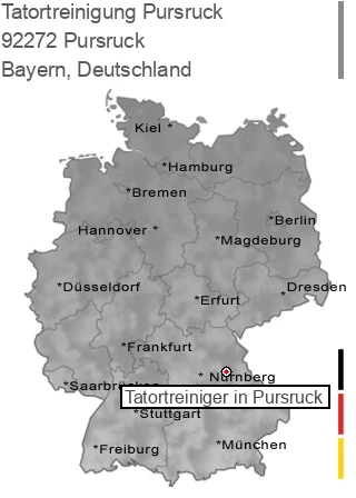 Tatortreinigung Pursruck, 92272 Pursruck