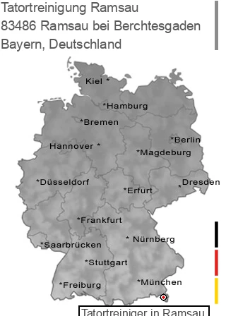 Tatortreinigung Ramsau bei Berchtesgaden, 83486 Ramsau