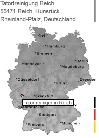 Tatortreinigung Reich, Hunsr&uuml;ck, 55471 Reich
