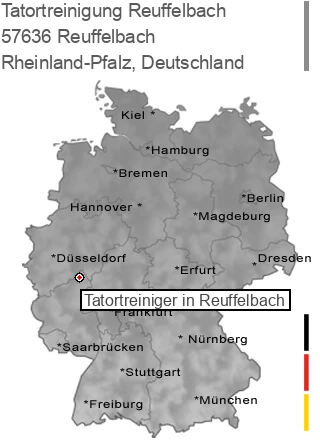 Tatortreinigung Reuffelbach, 57636 Reuffelbach