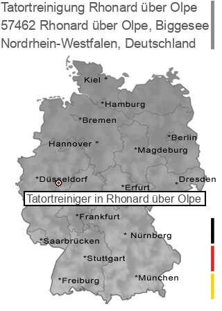 Tatortreinigung Rhonard &uuml;ber Olpe, Biggesee, 57462 Rhonard über Olpe