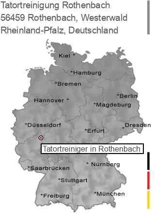 Tatortreinigung Rothenbach, Westerwald, 56459 Rothenbach