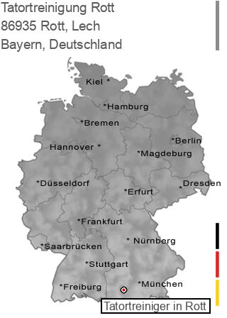 Tatortreinigung 86935 Rott, Bayern Tatortreinigung Rott, Lech, 86935 Rott