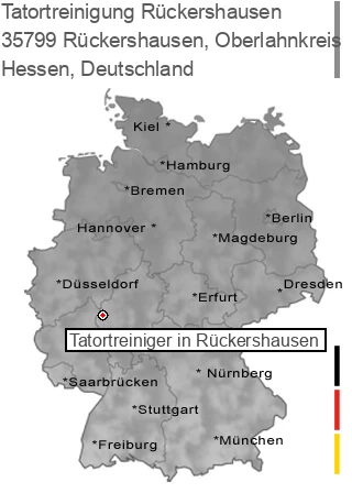 Tatortreinigung Rückershausen, Oberlahnkreis, 35799 Rückershausen