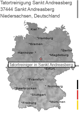 Tatortreinigung Sankt Andreasberg, 37444 Sankt Andreasberg